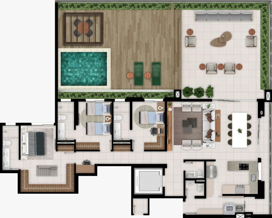 Apartamento à venda com 3 quartos, 174m² - Foto 31